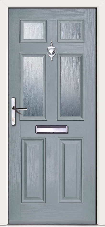 Carlton 4 Slate Grey Glazed